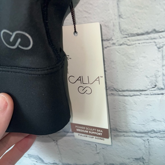 BRAND NWT Calia Medium Support Black sports bra size XS - Picture 4 of 14